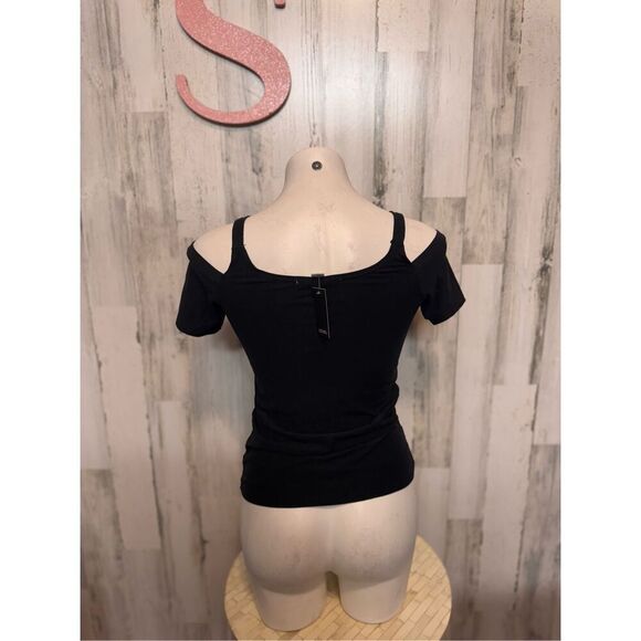 Eye candy black blouse size small - Picture 3 of 5